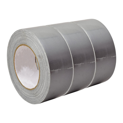 Synthetischer Gummi-Gewebe-Vorarbeiter-Hochleistungsband imprägniern silbernes Duck Cloth Tape For Carpet