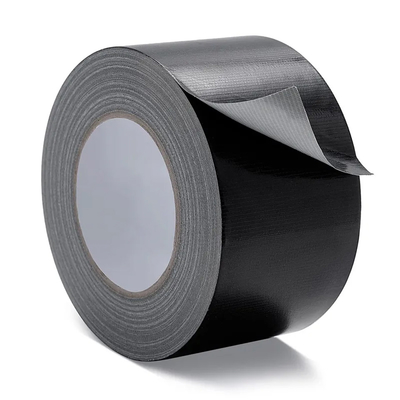 Vorarbeiter-Duck Fabric Tape Black No-Rückstand-Panzerklebeband