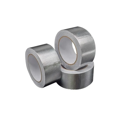 Flammhemmendes selbstklebendes Aluminiumfolie HVAC-Wärmedämmungs-Fiberglas-Stoff-Band
