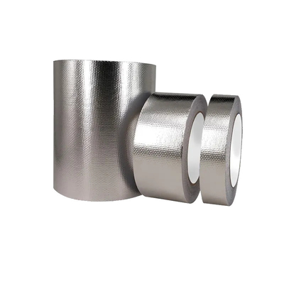 Flammhemmendes selbstklebendes Aluminiumfolie HVAC-Wärmedämmungs-Fiberglas-Stoff-Band