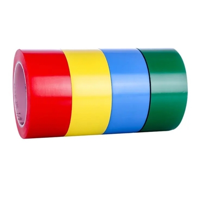 Einzelner Farbsicherheits-Lager-Boden-Band PVC-Boden-warnender Vinylboden-Band PET Kern