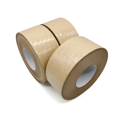 Fiberglas verstärktes selbstklebendes Papierpaket-Lochstreifenband Flatback Kraftpapier