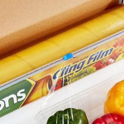 Antistatisches klares kompostierbares Plastikhülle-Nahrungsmittelgrad PVC haften Verpackung mit Schneider an