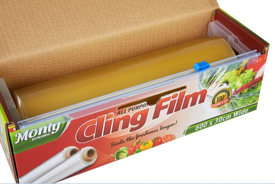 Transparente PVC-Frischhaltefolie-Verpackung für Nahrungsmittelgrad-Plastikhülle