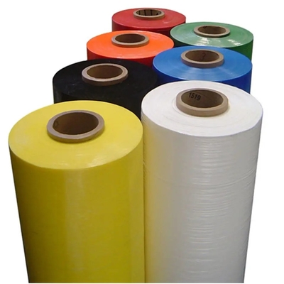 Farbige Plastikmaschine Stretchfolie der biologisch abbaubaren Palettenverpackung riesiges Rollen