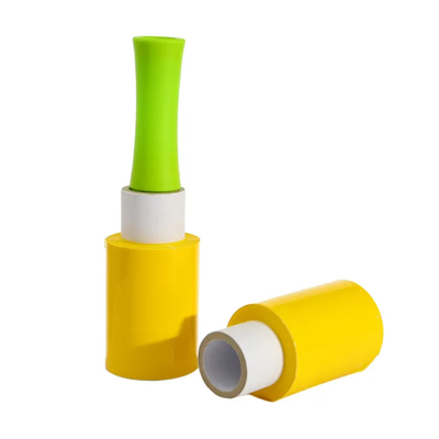 Farbige Ausdehnungs-Verpackungs-Film-gelbe Plastikhülle Mini Handhelds LLDPE mit Griff-Zufuhr
