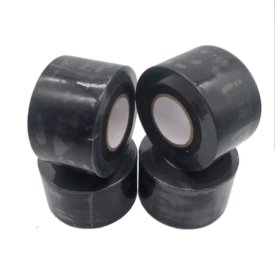 Schwarz-silbernes, stark klebendes PVC-Kanal-Dichtungsband, Kanal-HVAC-Rohr-Isolierband