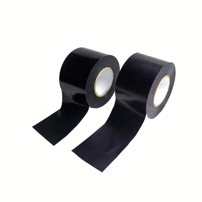 Schwarz-silbernes, stark klebendes PVC-Kanal-Dichtungsband, Kanal-HVAC-Rohr-Isolierband