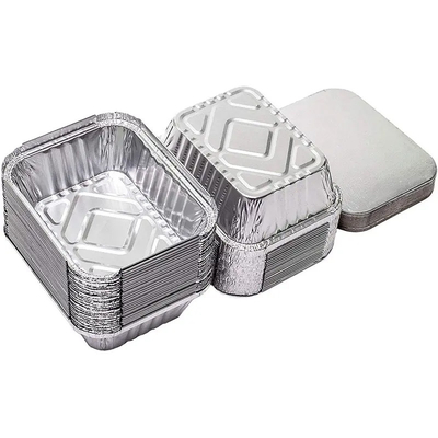 Nahrungsmittelgrad-Aluminiumfolie-Nahrungsmittelbehälter-Mitnehmernahrungsmittelverpackungs-Aluminiumfolie Tray With Lid