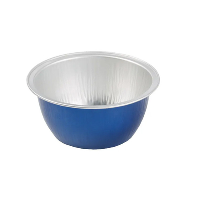 Falteten Wegwerfnahrungsmittelbehälter der aluminiumfolie-130ML backende Schalen-bunte Kuchen-Schüssel Pan