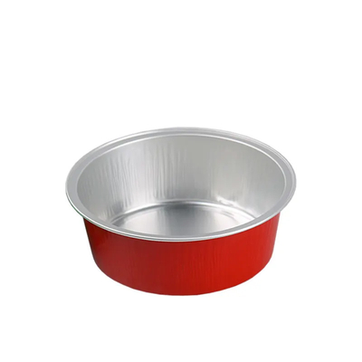 Wegwerfnahrungsmittelbehälter der aluminiumfolie-150ml ringsum bunten Mini Cupcake Baking Cups With-Deckel