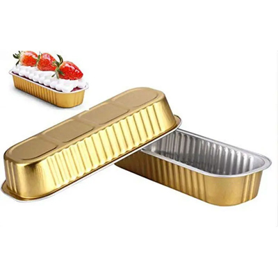 200ml Mini Loaf Aluminium Takeaway Box, der große Folien-Behälter backt