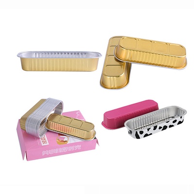 200ml Mini Loaf Aluminium Takeaway Box, der große Folien-Behälter backt